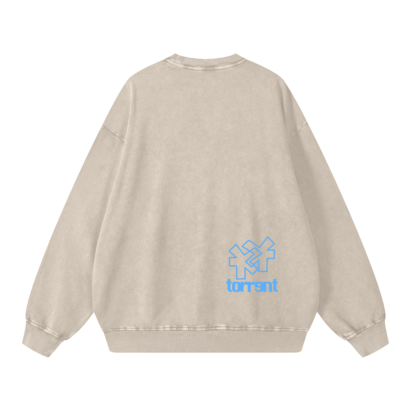 'can't imagine a new future' Oversized Sweatshirt - back